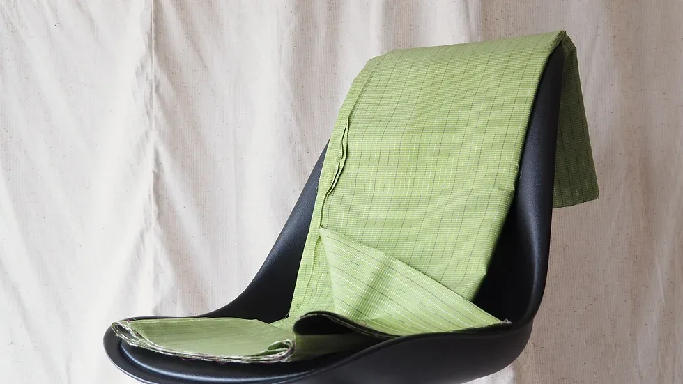 Silk Multicolour Stripe, Light Green