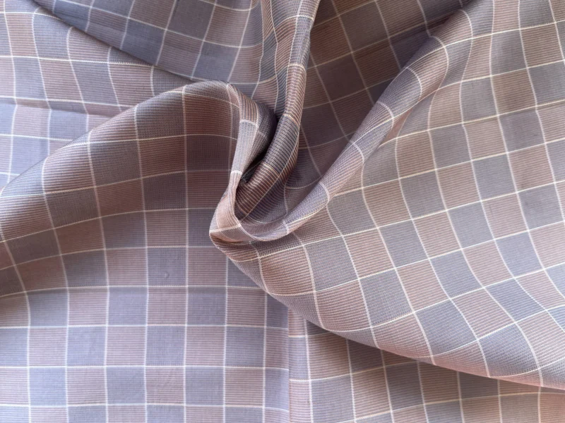 Silk Houndstooth, Brown