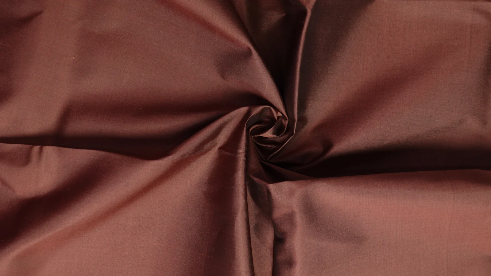 Solid-Colour Silk, Smooth Weave, 2-Ply, Cocoa Brown
