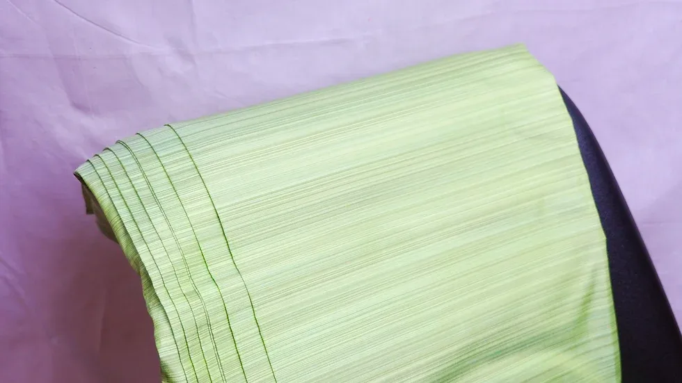 Silk Multicolour Stripe, Light Green