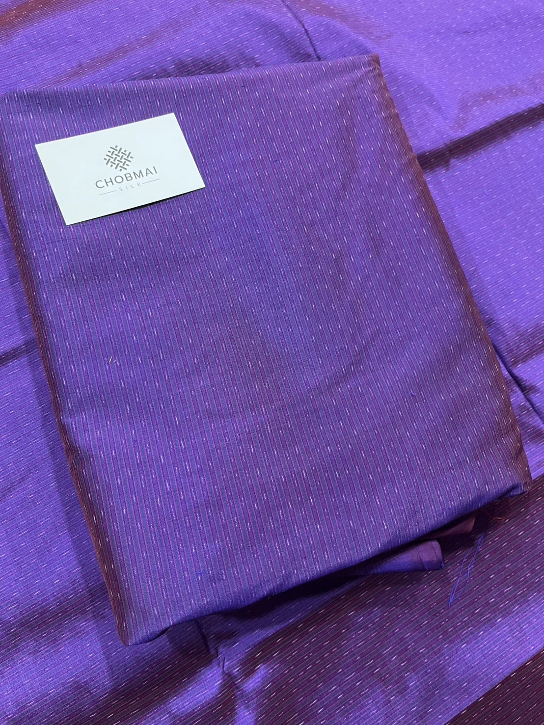 Ikat Silk, Amprom Pattern, Purple