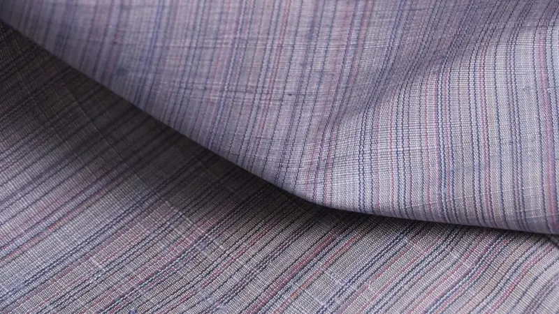 Silk Multicolour Stripe, Purple-Grey