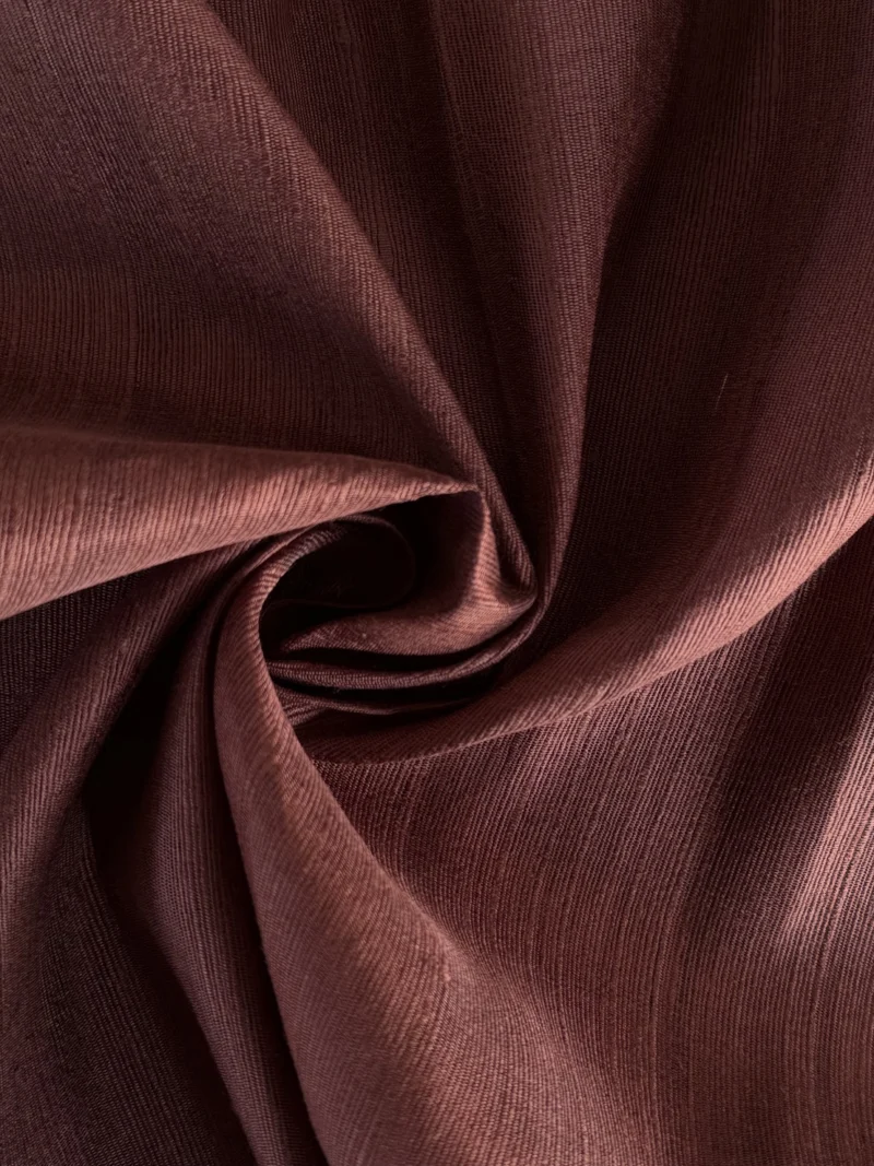 Silk, Lightly Textured, Dark Brown