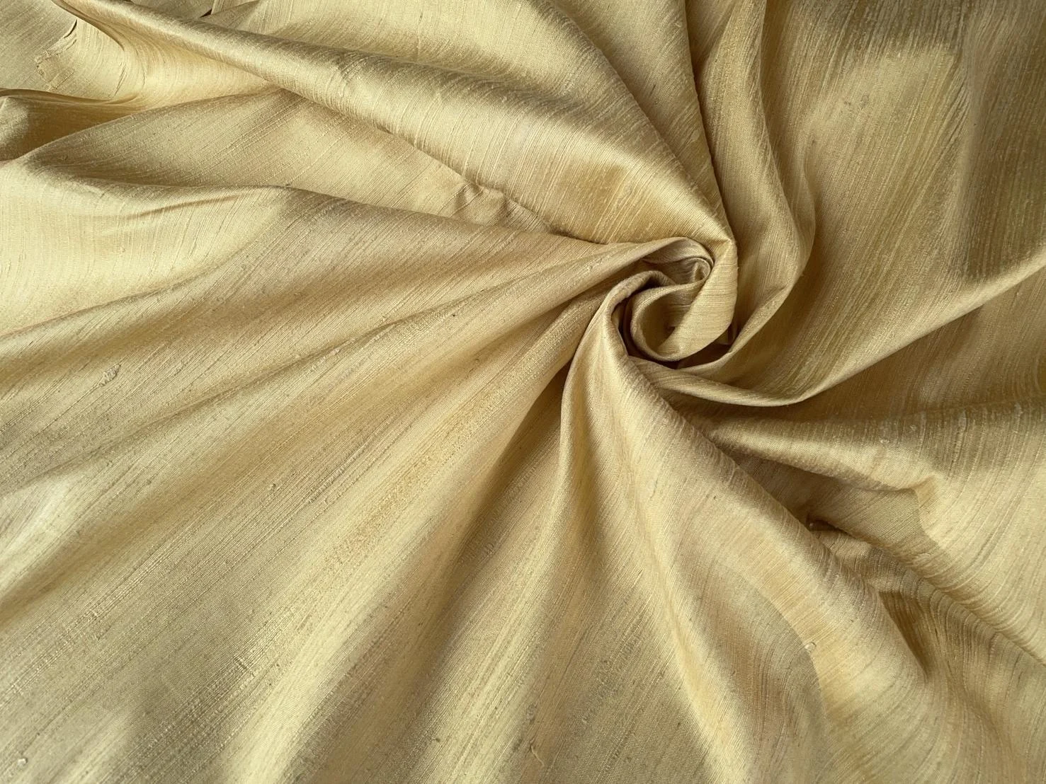 Slubbed Silk, Heavy Textured, Yellow