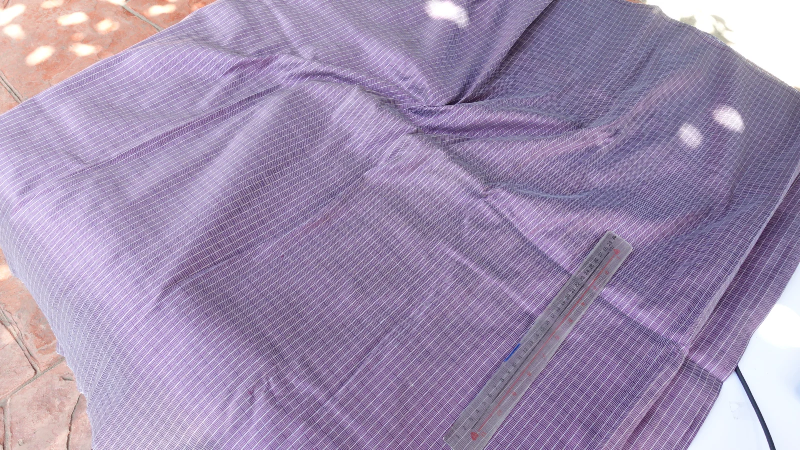 Silk Houndstooth, Purple