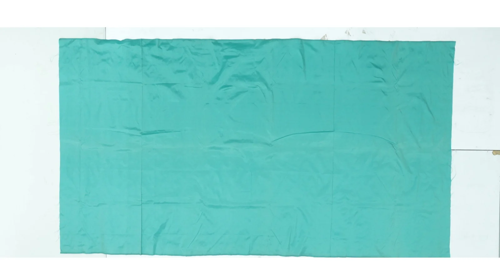 Solid-Colour Silk, Smooth Weave, 2-Ply, Turquoise Green