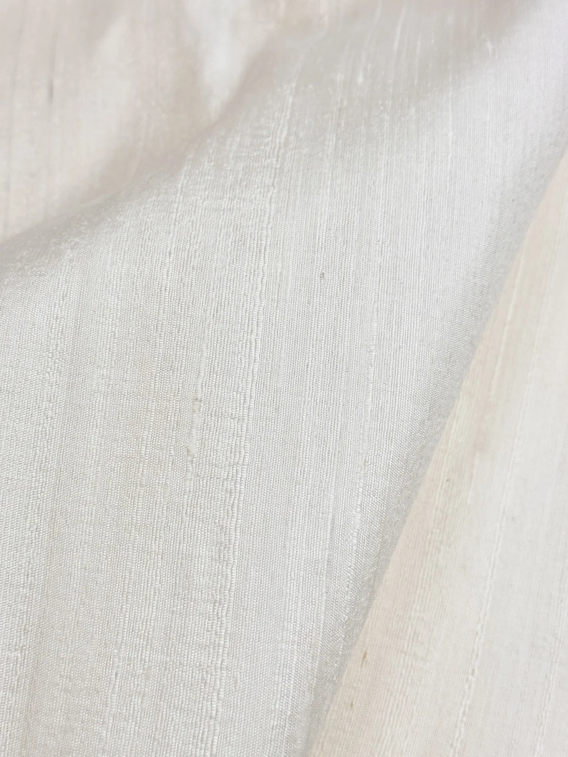 Slubbed Silk, Lightweight, Off-White