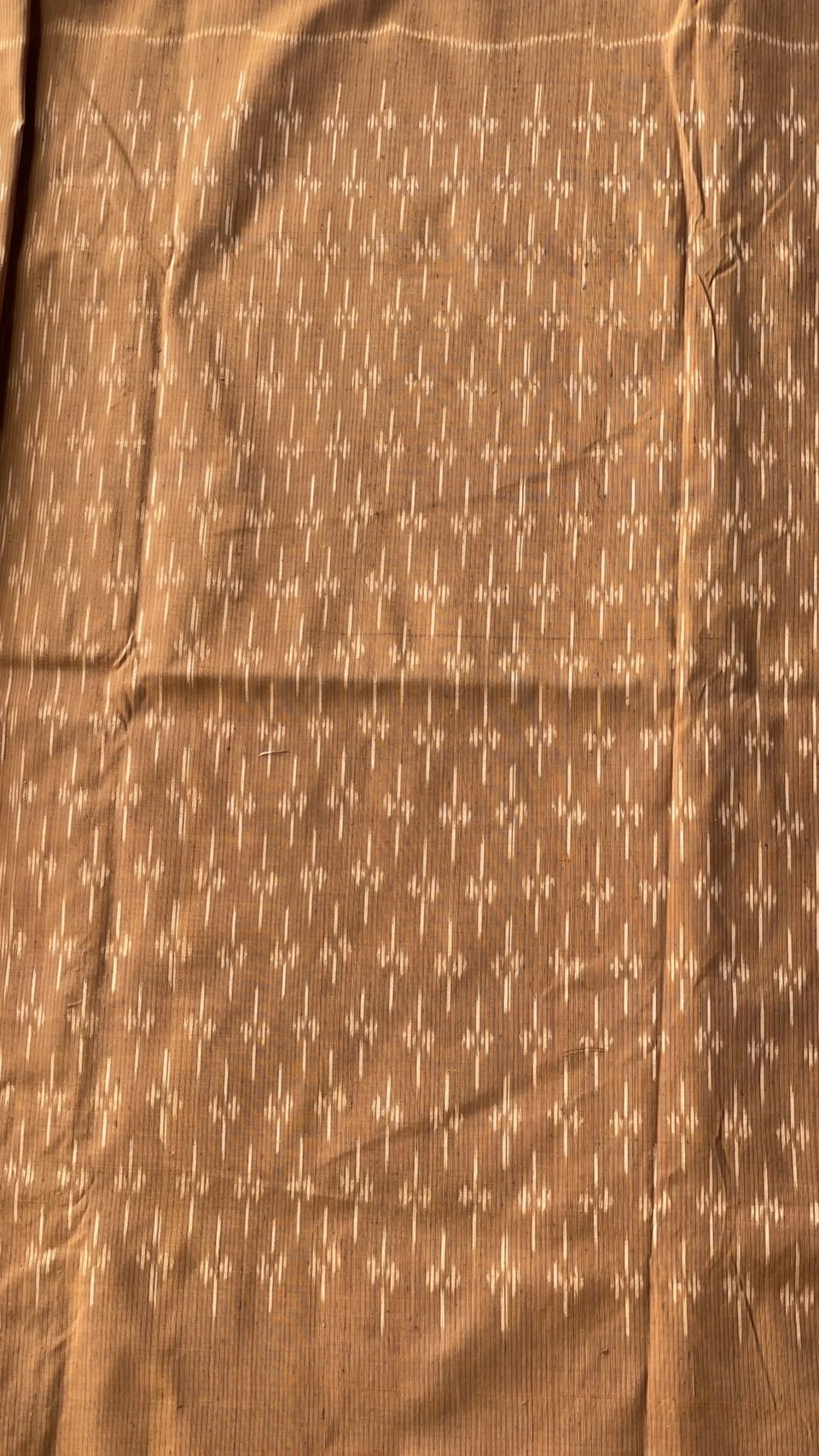 Ikat Native Silk, Dok Peep Pattern, Brown