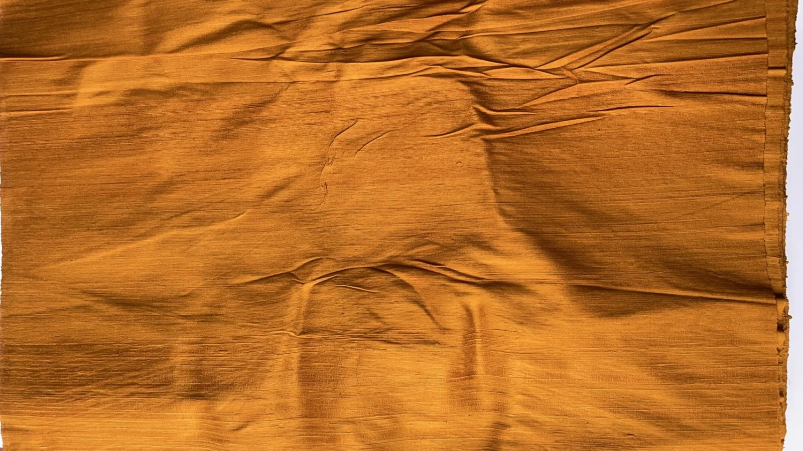 Slubbed Silk, Heavy Textured, Golden Brown