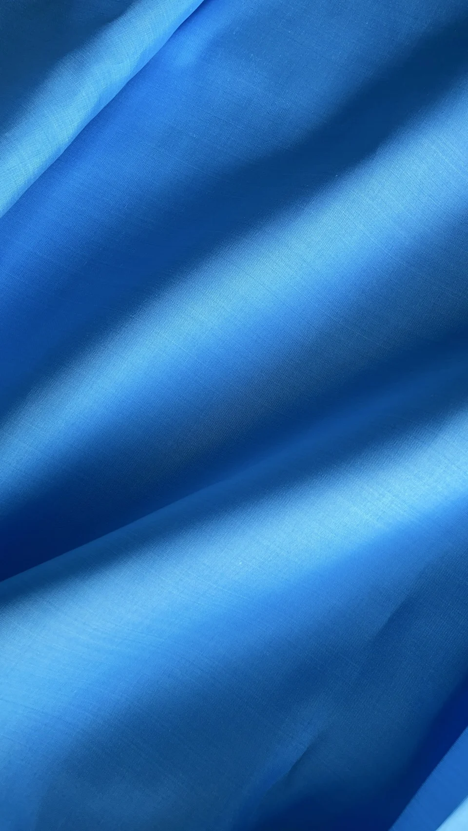 Solid-Colour Silk, Smooth Weave, 2-Ply, Sky Blue