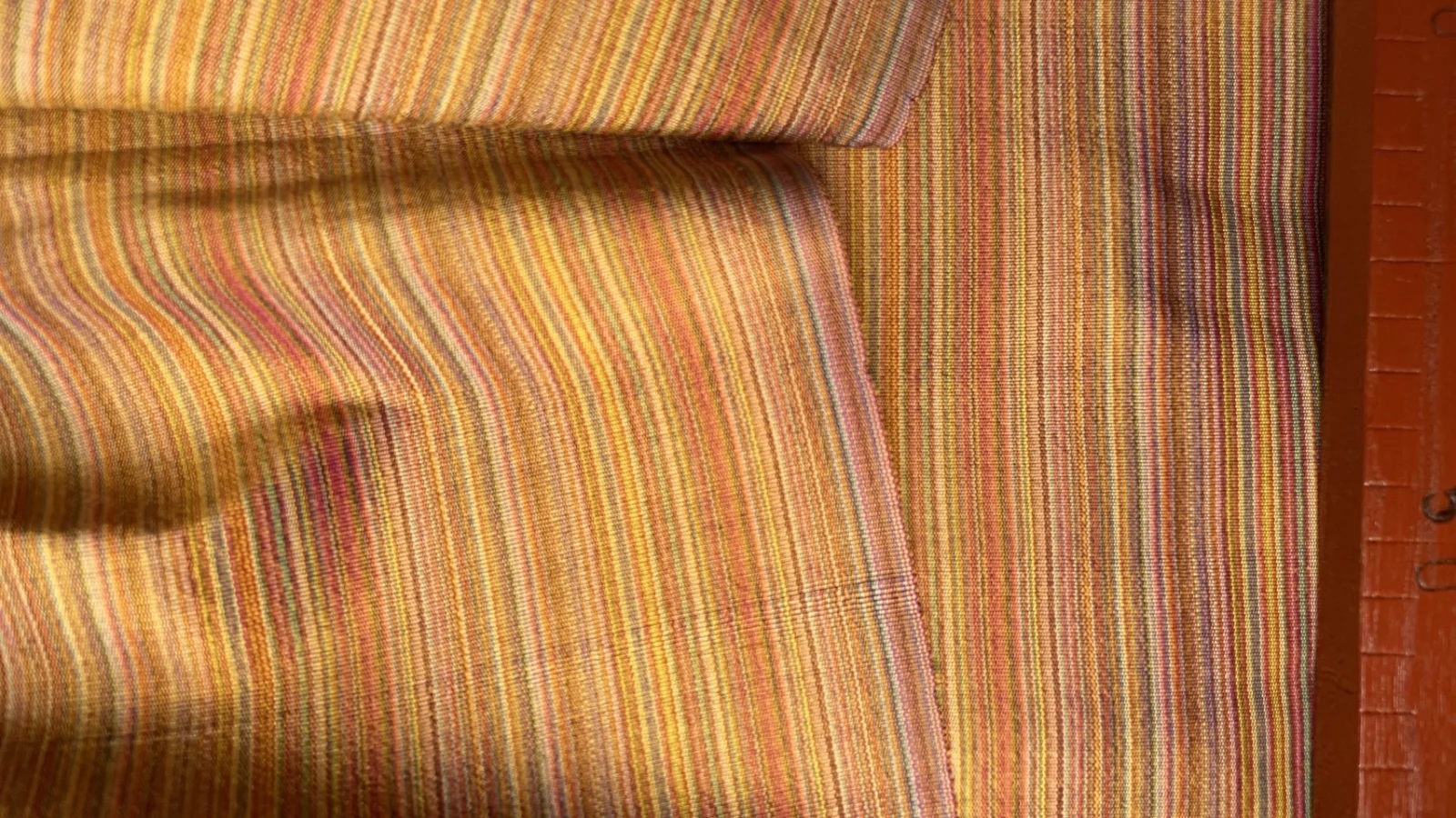 Silk Multicolour Stripe, Orange